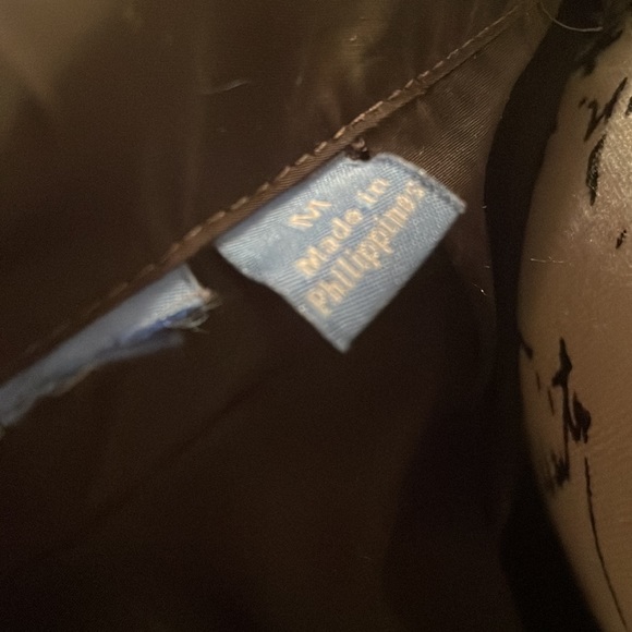 Brown Bomber style Jacket women’s size Medium - Picture 10 of 11